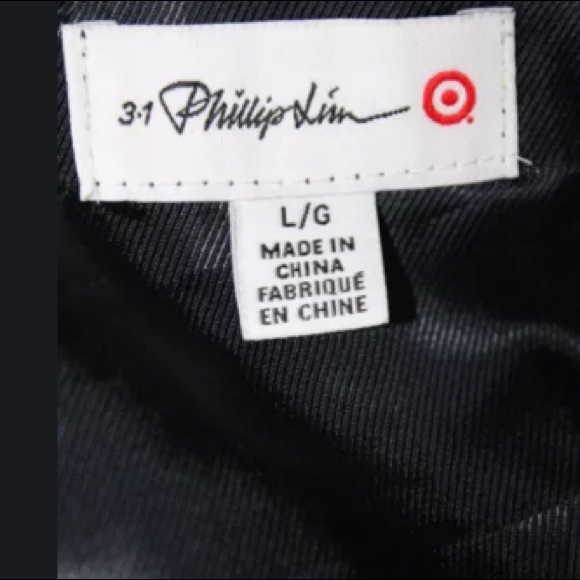 3.1 PHILLIP LIM (TARGET) DARK BLUE 2 BUTTON BLAZER - Picture 6 of 8